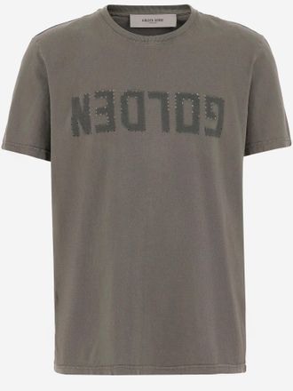 Golden Goose Cotton T Shirt With Logo