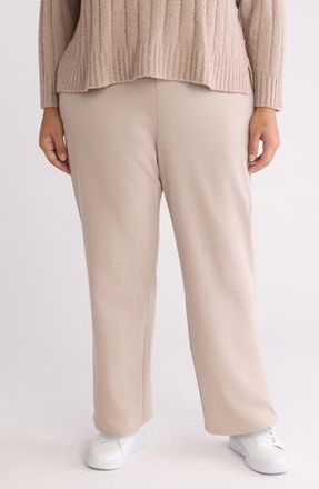 Eileen Fisher Stretch Ankle Straight Leg Pants in Dove at Nordstrom Rack, Size 1X