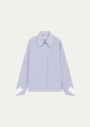 WE-AR4 The Brooklyn Striped Cotton Shirt