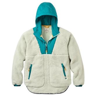 Passenger Beaumont Recycled Sherpa Hooded Fleece 2.0 Fleecepullover f&uuml;r Damen | beige