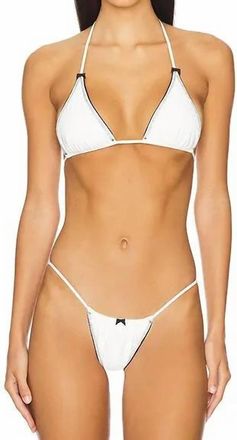 Indah Belinda Bikini Bottom In Ivory