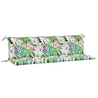 vidaXL Cojines Banco De Jard&iacute;n 2 Uds Tela Oxford Multicolor Vidaxl