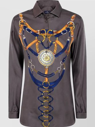 Etro silk printed shirt