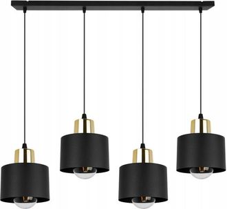 OEM L&aacute;mpara De Techo Moderna Colgante L&aacute;mpara Led Negra