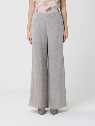 Emporio Armani Pantaloni palazzo Emporio Armani in misto lino