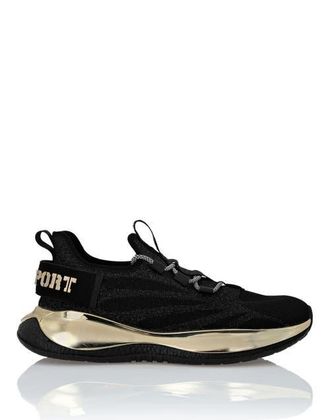 Plein Sport The Iron Tiger Gen.x.02 Unisex in Black/lightgold at Nordstrom, Size 37