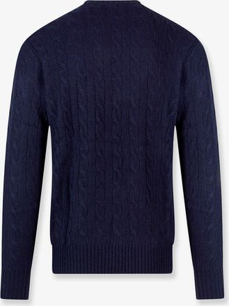 Polo Ralph Lauren Mens Sweater Crew-Neck Wool And Cashmere Blue Certified