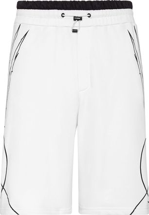 Plein Sport Sportieve Shorts Scratch