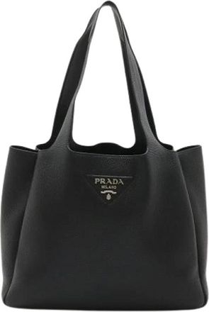 Prada Pre-owned Vintage Tote Bag - Dames - Vintage Shopper - Zwart - ONE Size - Vintage