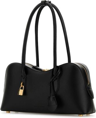 Stella McCartney Womens Ryder Shoulder Bag Black Truehemp Lyocell Polyamid
