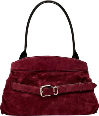 Marc Jacobs Dakota Satchel - Dames - Schoudertassen - Paars - ONE Size - Leer - Tassen