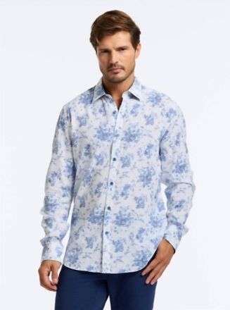 Robert Graham Angola Long Sleeve Woven Shirt In Blue