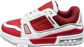 Generic Couple Breathable Board Shoes Versatile Casual Low Cut Anti Slip wear Resistant Sports Casual Sports Shoes (Black,4.5)