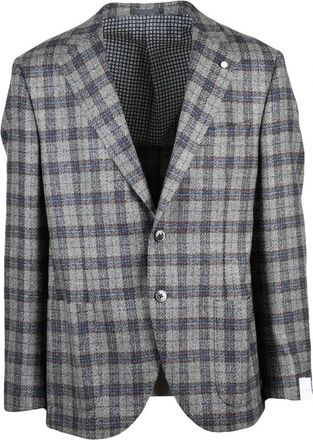 Luigi Bianchi Mantova Giacca Stondata - Heren - Blazers - Groen - XL - Wol - Jassen