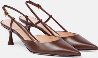 Gianvito Rossi Pumps slingback Ascent 55 in pelle