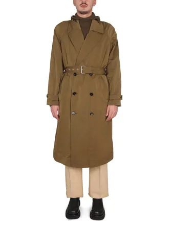 Bottega Veneta Nylon Klappschichtmantel
