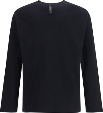 Jacquemus Mens Long Sleeve T-Shirt Black Cotton T-Shirts And Polos