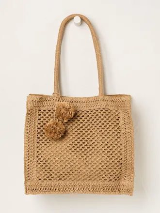 Fat Face FatFace Natural Straw Shopper Bag