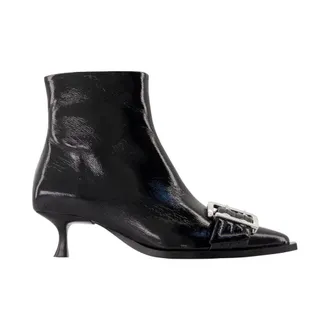 Ganni Schoenen, Dames, Zwart, 36 EU, Heeled Boots