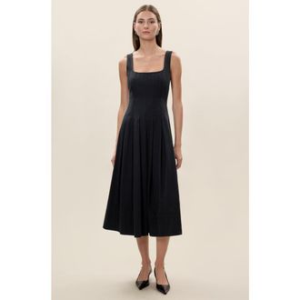 Rebecca Taylor Edith Garment Dyed Dress in Black at Nordstrom, Size 10