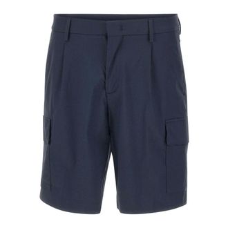 K-Way K-Way, Casual Shorts, male, Blue, Size: 2XL Serje Twill Tech Shorts
