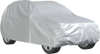 vidaXL Vidaxl - Funda De Coche Para Suv Con Correas Hebilla Peva Plateado Xl Plateado