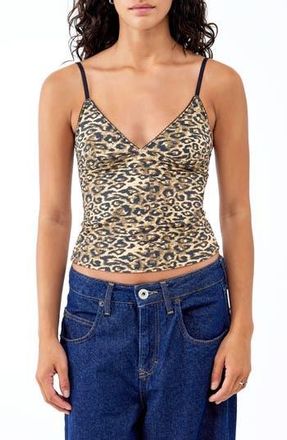 BDG Je TAime Camisole in Leopard at Nordstrom Rack, Size Large