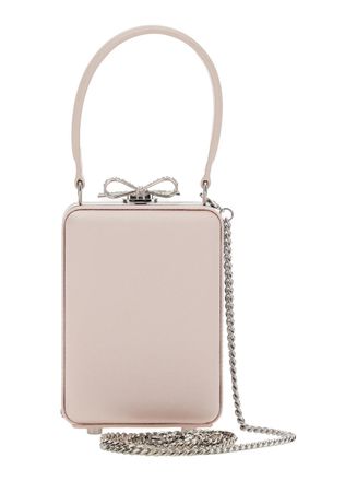 Self Portrait Womens Clutch Flora Pink Satin Polyester Bags