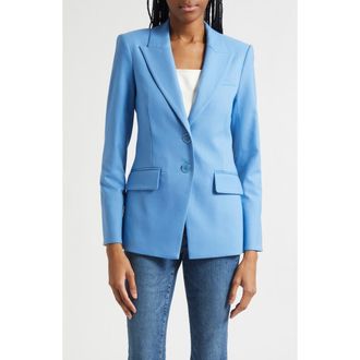 Veronica Beard Izara Dickey Jacket in Blue Jasper at Nordstrom, Size 14