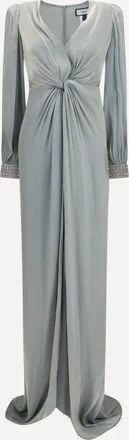Nissa Long crossover Dress Female 42