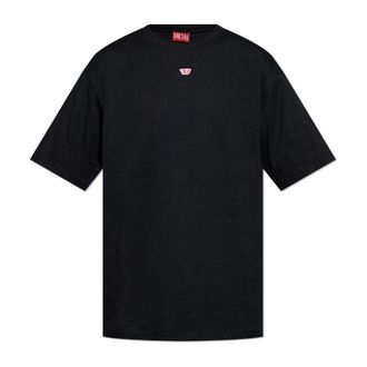 Diesel Dames, Tops, Zwart, Maat: XL Katoen