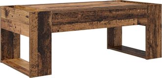 vidaXL Mesa De Caf&eacute; Madera Vieja 110 X 50 X 41 Cm Madera De Ingenier&iacute;a Vidaxl