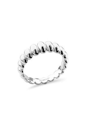 Devata Puffy Ribbed Band Ring in Silver at Nordstrom Rack, Size 7