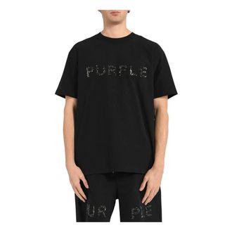Purple Hombre, Camisetas, Negro, Talla: L