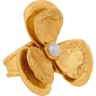 Sylvia Toledano Flower Ring in White at Nordstrom