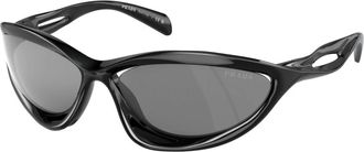 Prada Stijlvolle zonnebril zwarte montuur - Heren - Zonnebrillen - Zwart - 63 MM - Accessoires