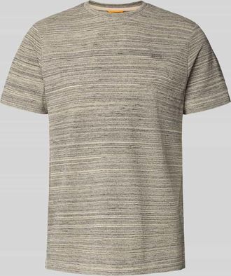 Camel Active Regular Fit T-Shirt mit Rundhalsausschnitt Modell Melange in Hellgrau, Größe 3XL