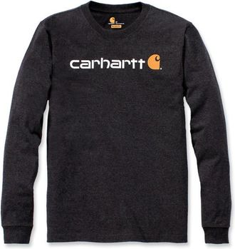 Carhartt Work in Progress Core Logo L/S Longsleeve f&uuml;r Herren | schwarz