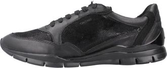 Geox Stijlvolle Casual Sneakers voor Vrouwen - Dames - Sneakers - Zwart - 35 EU - Schoenen