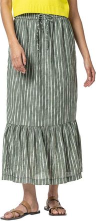 Lilla P Long Peplum Skirt