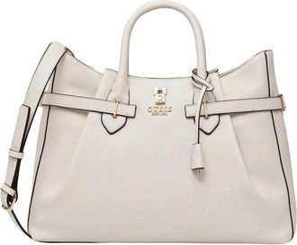 Guess Yesba Tote - Dames - Shoppers - Beige - ONE Size - Polyester - Tassen