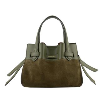 Pourchet Tassen, Dames, Groen, ONE Size, Leer, Blossom PM