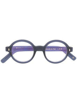 L.G.R Reunion Bold round-frame glasses - unisex - Acetate - One Size - Grey