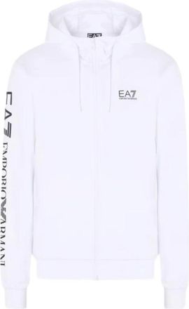Emporio Armani Emporio Armani Ea7, Heren, Sweatshirts & Hoodies, Wit, Maat: M Katoen