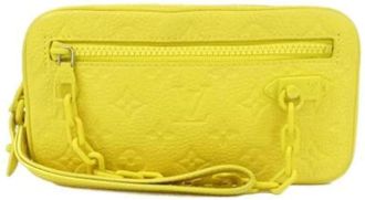Louis Vuitton Pre-owned Cross Body Bags, female, Yellow, Size: ONE SIZE Pre-owned Vintage Pochette