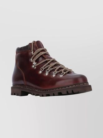 Paraboot leather lace-up ankle boots