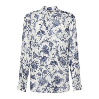 Etro Etro, Casual Shirts, male, Multicolor, Size: 2XL Floral Shirt