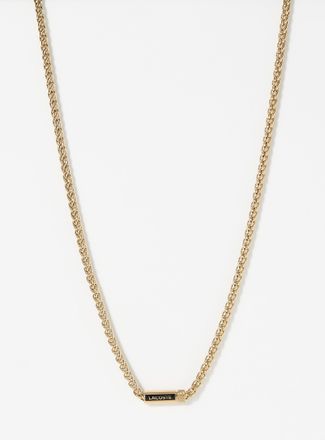 Lacoste Mens Gold palm-tree-link chain