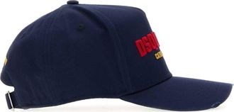 Dsquared2 BASEBALL Logo-Embroidered Cotton Baseball Cap - Navy