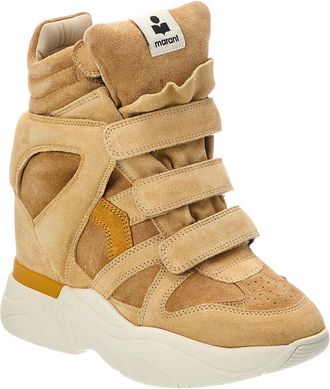 Isabel Marant Balskee Suede High-Top Sneaker